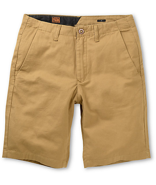 mens khaki chino shorts