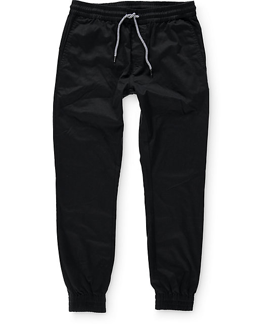 black jogger sweatpants mens