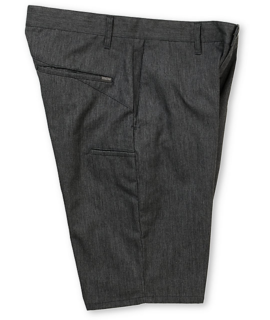 charcoal chino shorts