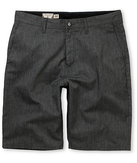 charcoal chino shorts