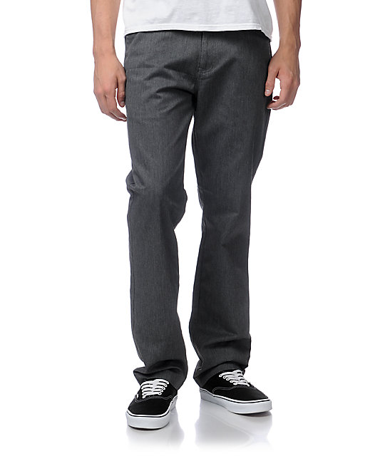 charcoal chino pants