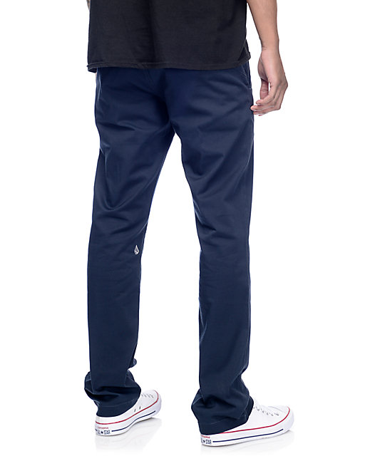 navy stretch chinos