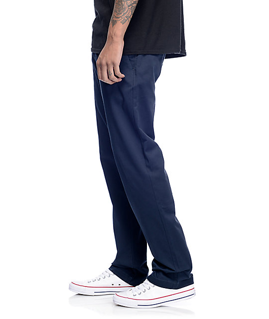 navy stretch chinos