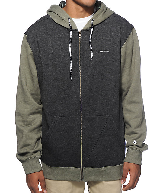 volcom zip up hoodies