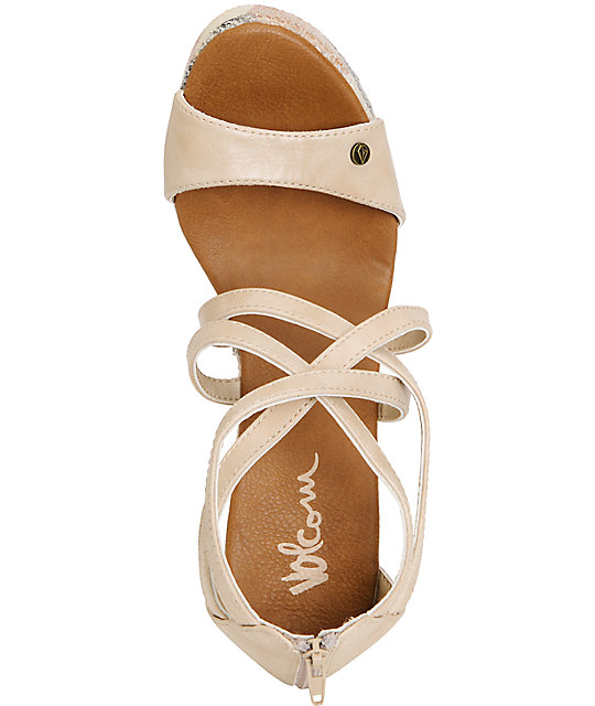 volcom wedge sandals