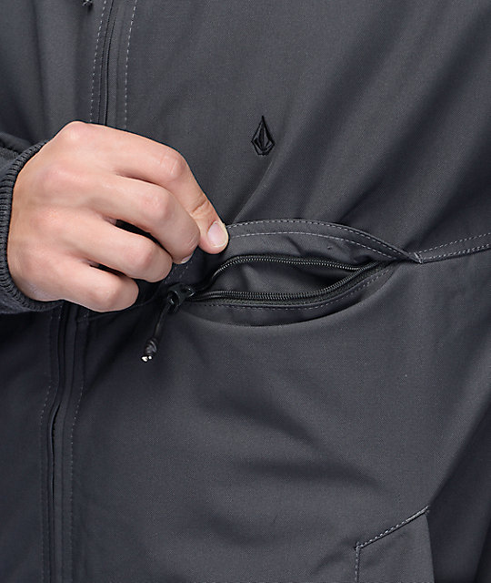 Hernan Grey Insulated Bomber Jacket Zumiez