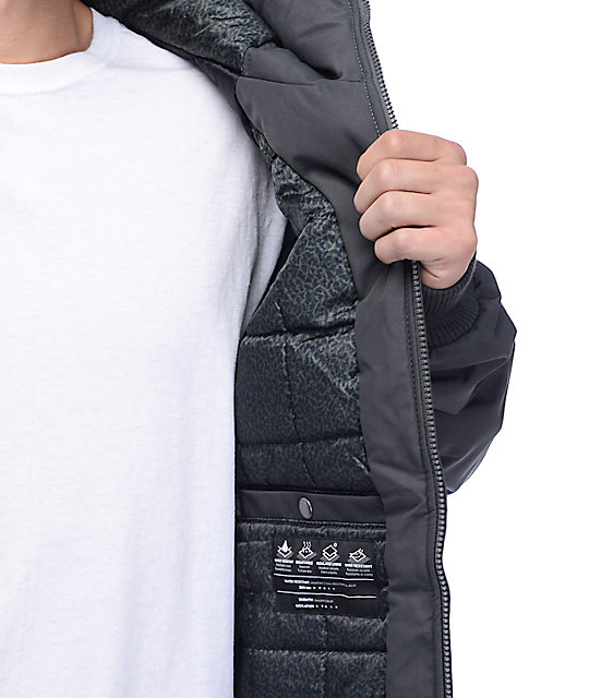 Hernan Grey Insulated Bomber Jacket Zumiez