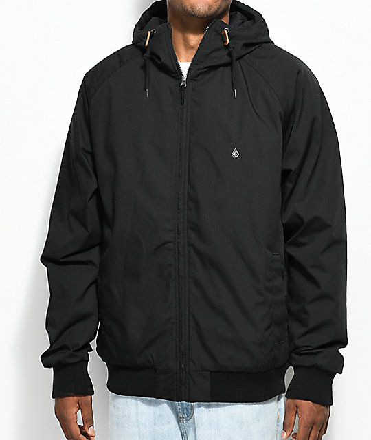 Hernan Insulated Black Bomber Jacket Zumiez