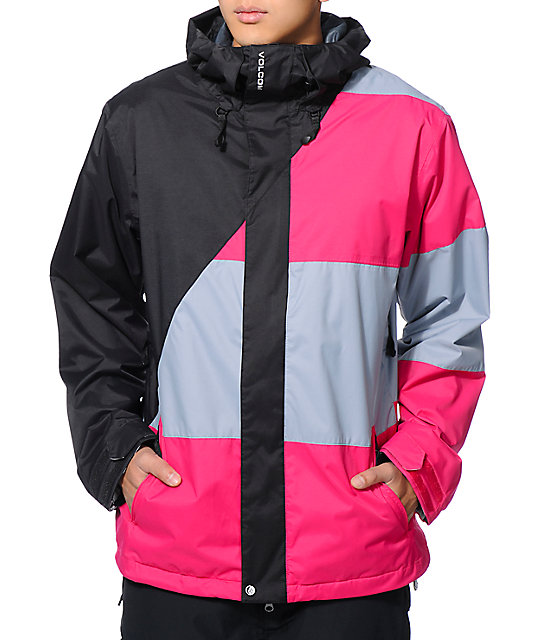Johnny Black & Pink 10K Snowboard Jacket Zumiez
