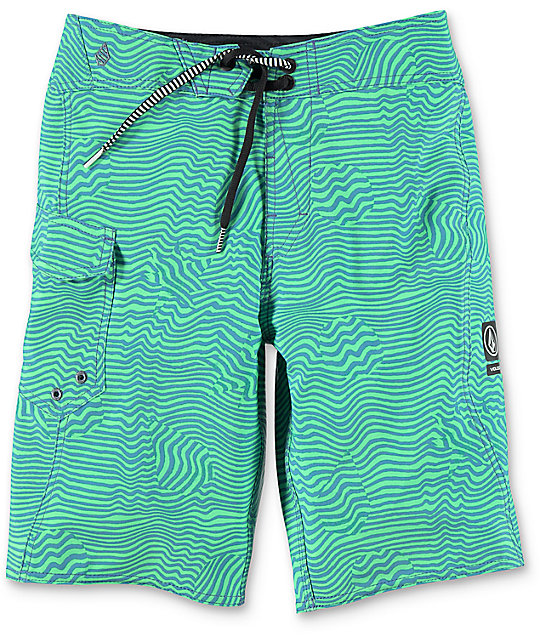 volcom shorts green