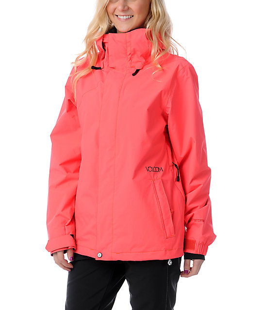Mellea Firecracker Red Snowboard Jacket Zumiez