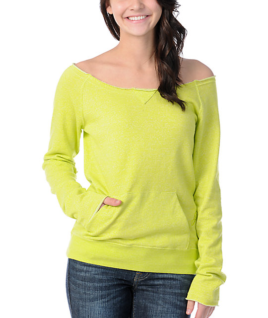 Moclov Lime Green Pullover Sweatshirt Zumiez
