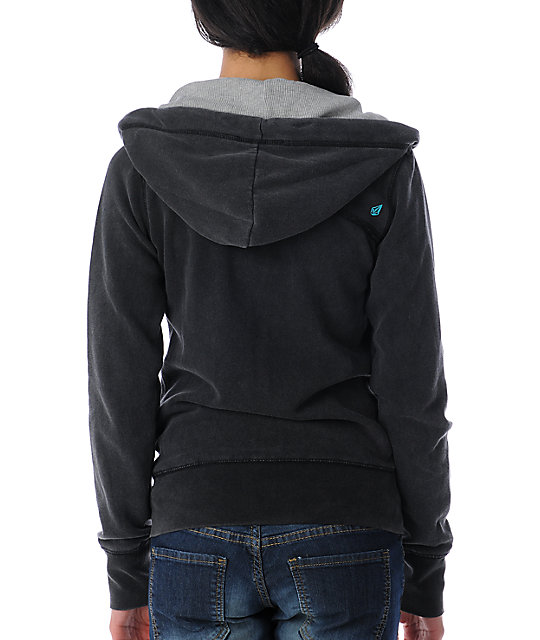 Roll Call Black Zip Up Hoodie Zumiez