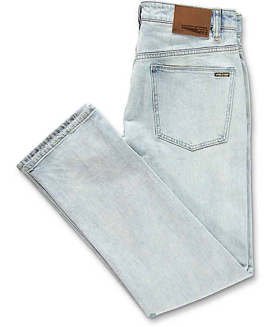 volcom billow jeans light blue