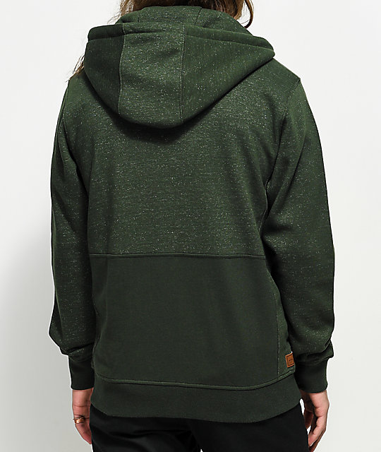 volcom hoodie green