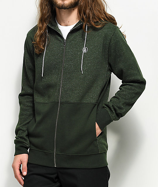 volcom hoodie green