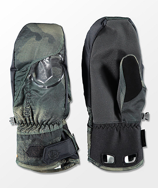 Stay Dry Camo GoreTex Snowboard Mittens Zumiez