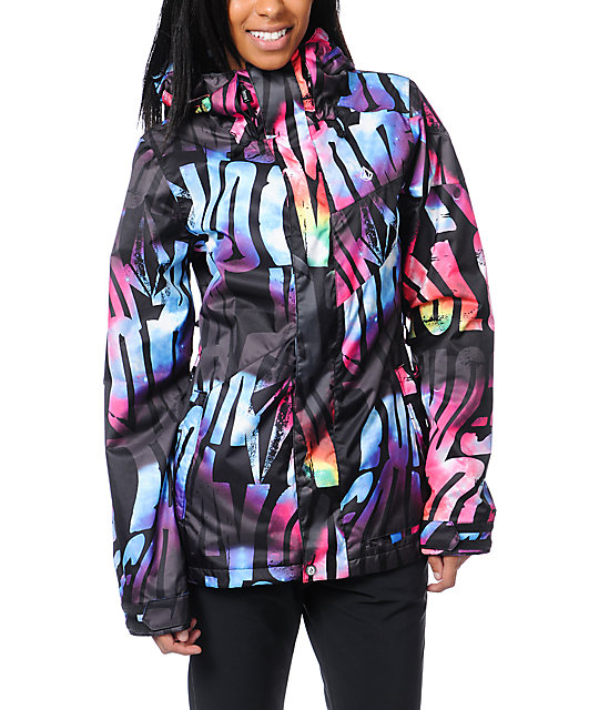 Tipsy Tonic Black 15K Snowboard Jacket Zumiez