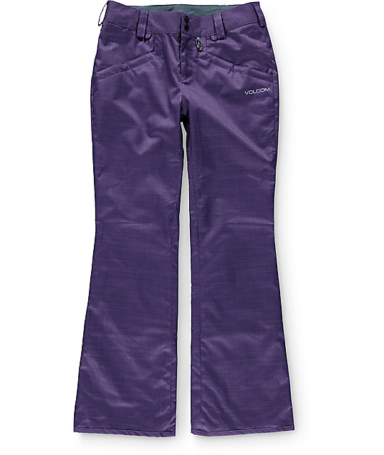 mens snowboard pants purple