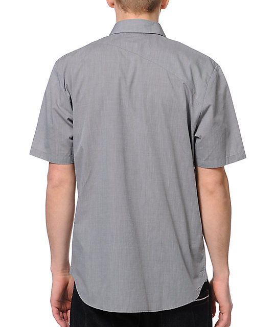 volcom button up short sleeve