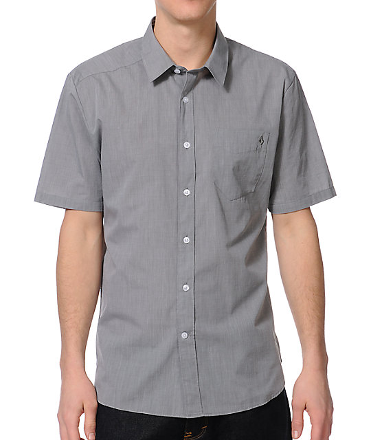 volcom button up short sleeve