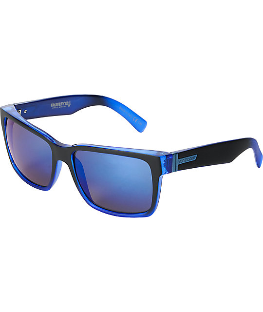 Von Zipper Elmore Frostbyte Blue & Astro Glo Sunglasses