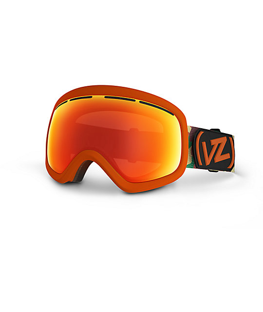 Von Zipper Skylab Orange & Kamo Snowboard Goggle Zumiez