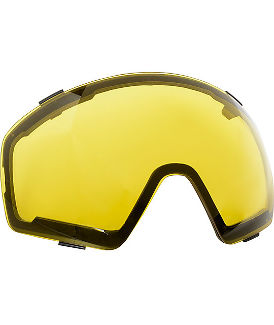 Von Zipper Skylab White Gloss & Gold Chrome Snowboard Goggles Zumiez