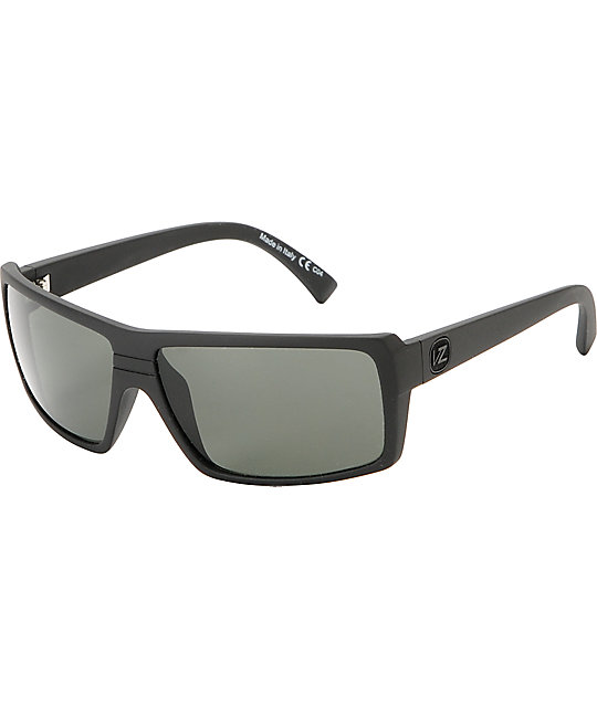 Von Zipper Snark Satin Black & Grey Lens Sunglasses