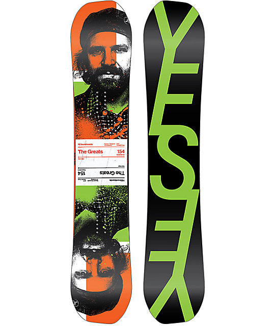 YES The Greats 154cm Snowboard Zumiez