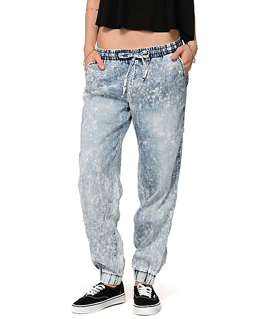 acid wash joggers mens