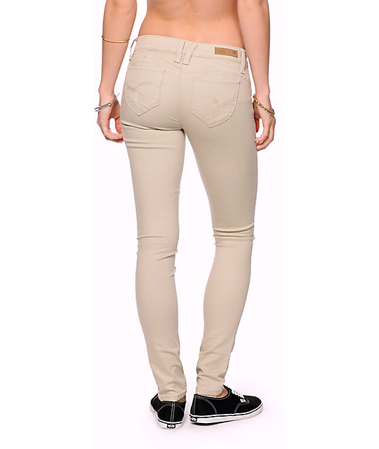 khaki cargo skinny jeans