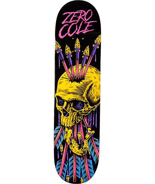 Zero Chris Cole Blacklight 7.75" Skateboard Deck Zumiez