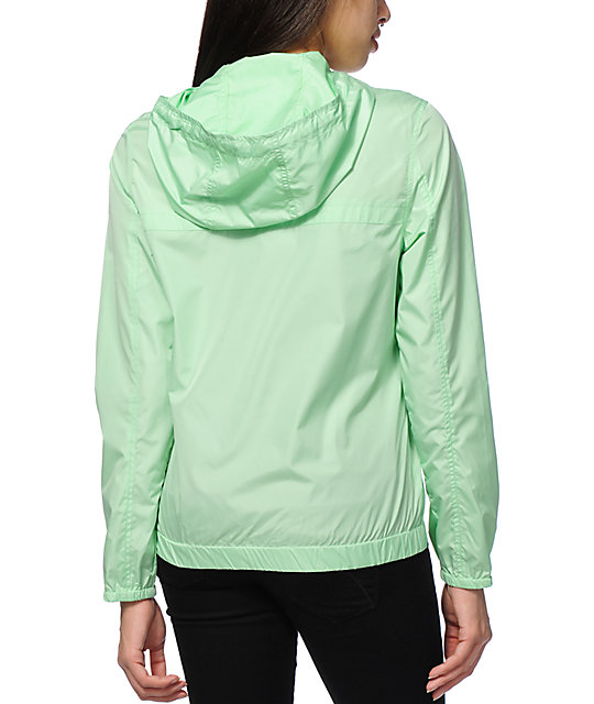 adidas mint green windbreaker