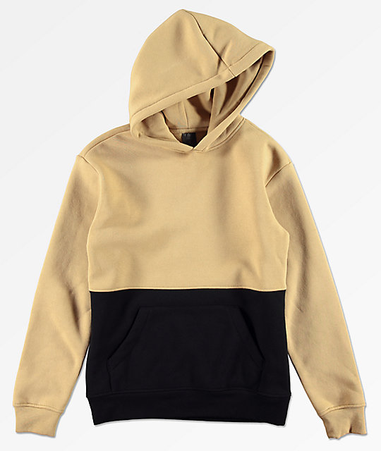 boys tan hoodie