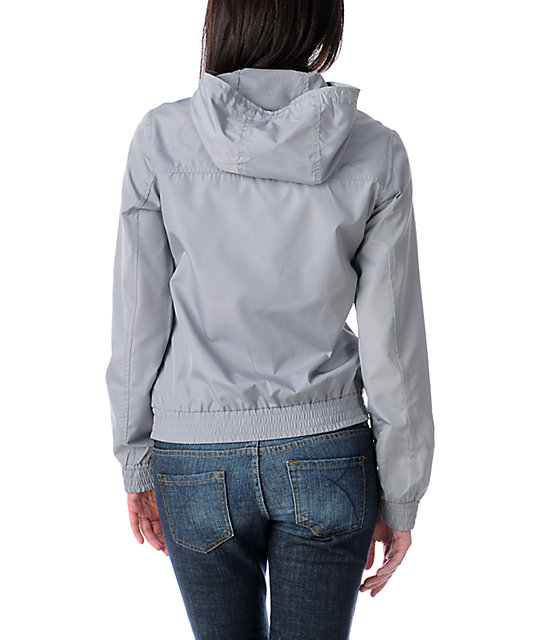 Zine Grey Windbreaker Jacket Zumiez