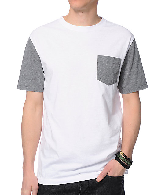 grey pocket tshirt