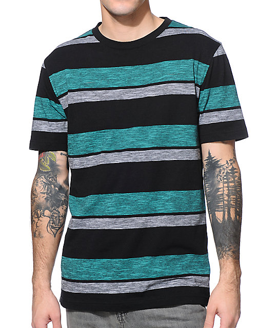 black stripe shirt