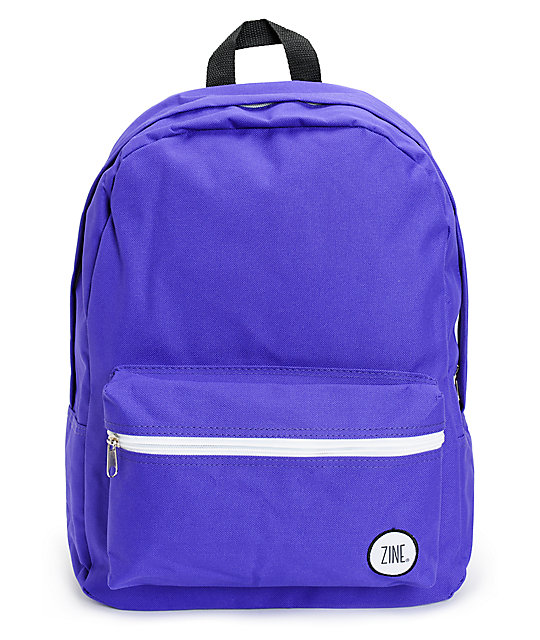 Zine Neon Purple Backpack Zumiez
