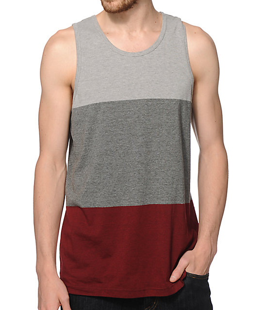 Zine Piecey 3 Tone Tank Top Zumiez