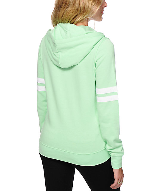 Zine Psi Mint Athletic Stripe Hoodie Zumiez