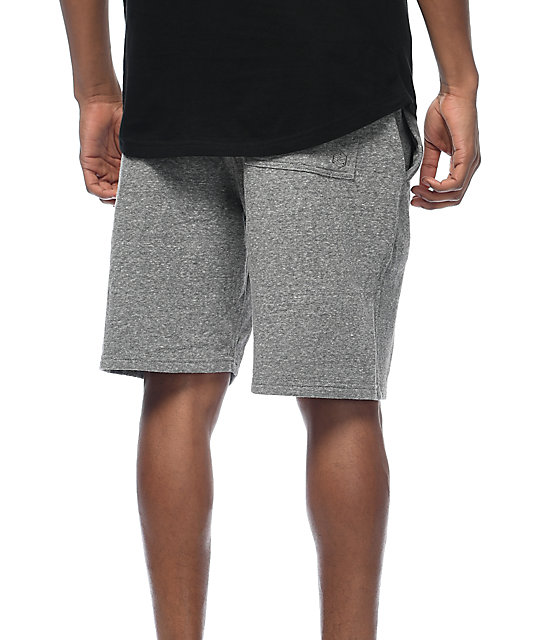 grey sweat pocket shorts