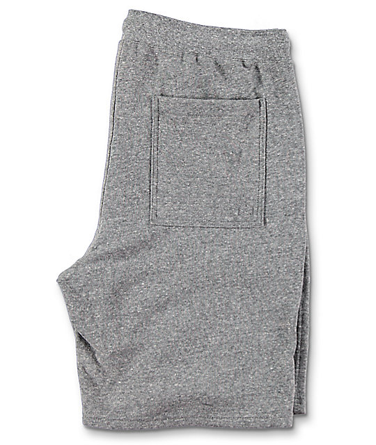 grey sweat pocket shorts