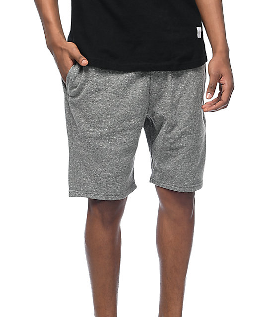 grey sweat pocket shorts