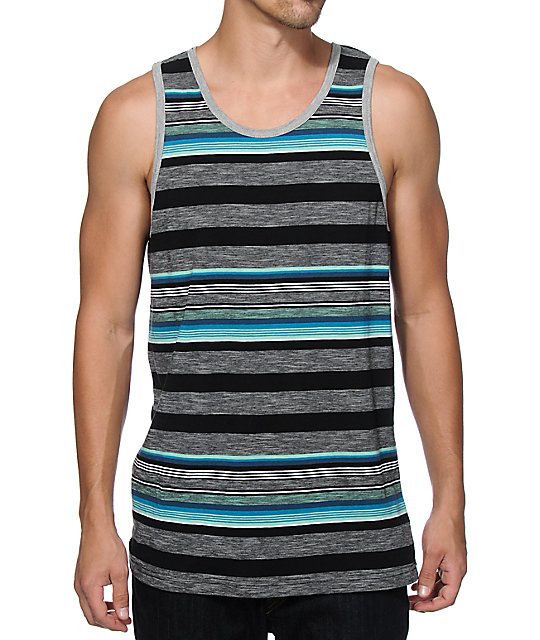 Zine Wiley Stripe Tank Top Zumiez