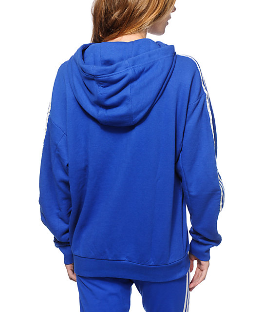 adidas women's 3 stripes hoodie