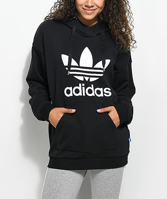 adidas black zip hoodie