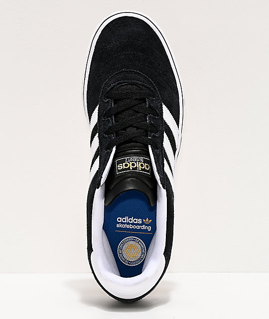 adidas busenitz vulc samba rx black & white shoes