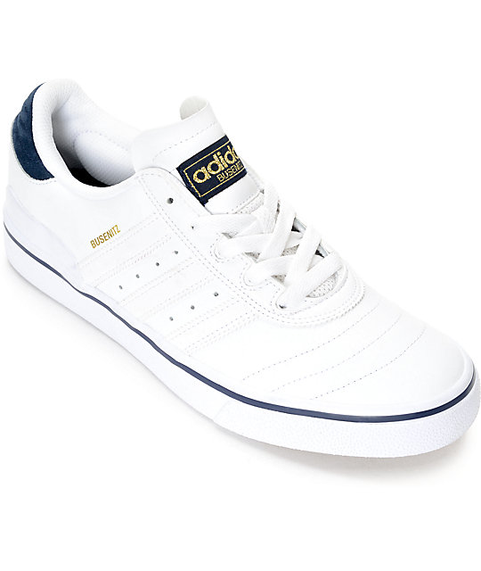 adidas white leather shoes