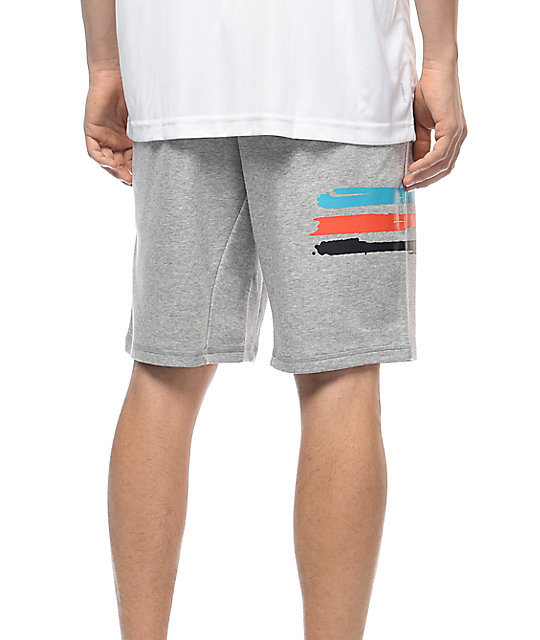 plt grey sweat shorts